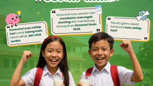 Susu bukan cuma enak, tapi juga kaya manfaat!
